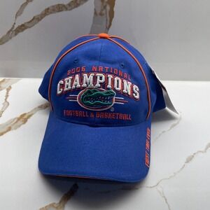 Vintage 2006 Florida‎ Gators National Champs Football Basketball SnapBack NWT
